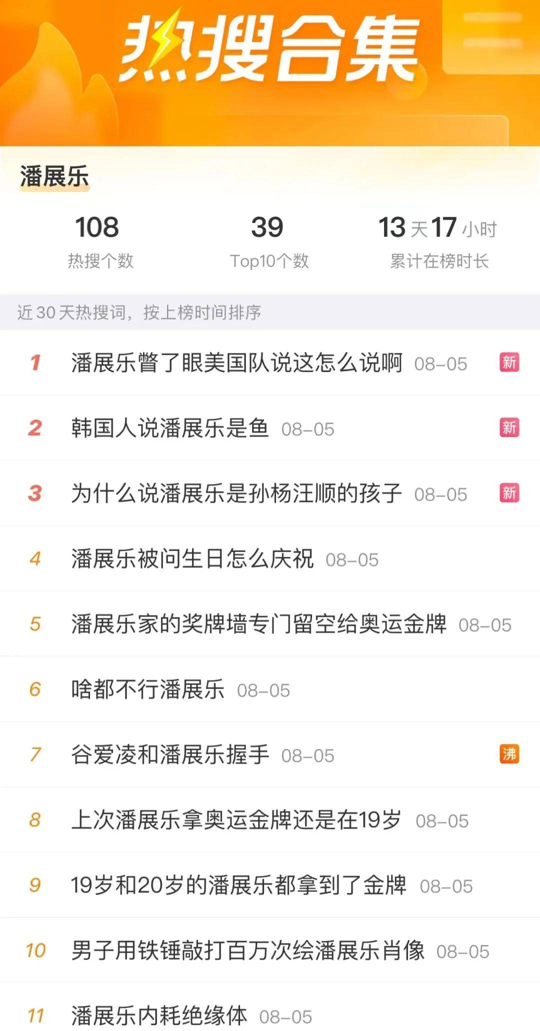 再次冲上热搜！潘展乐：“这段先别播啊！”-潘展乐