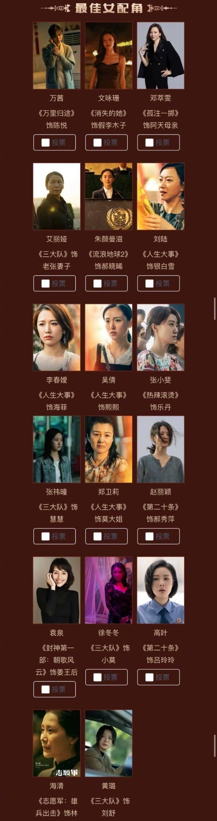 与袁泉赵丽颖高叶海清等实力派角逐百花奖，徐冬冬演技获官方认可-袁弘赵薇
